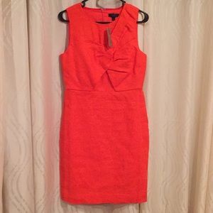 Brand New J. Crew Burnt Orange Linen Dress